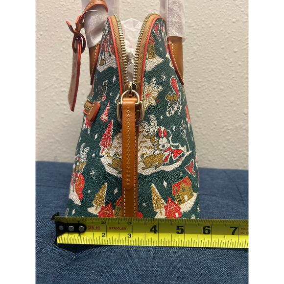 NWT Disney Dooney & Bourke Mickey Minnie Mouse Christmas 2022 Satchel Purse Bag - Picture 13 of 16